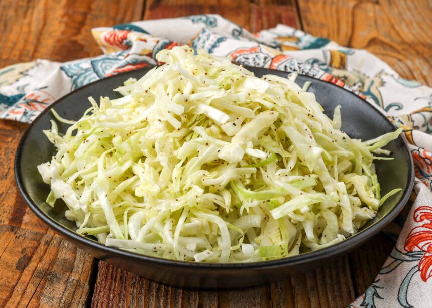 Old Fashioned Coleslaw with Vinegar