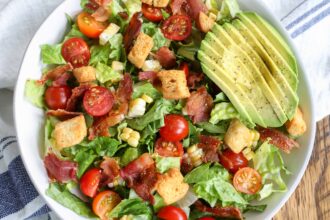 BLT Chopped Salad - Barefeet in the Kitchen