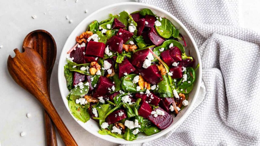 Beet Salad with Orange Balsamic Vinaigrette