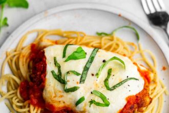 Crispy Baked Chicken Parmesan - The Stay At Home Chef