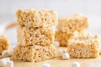 Classic Rice Krispie Treats - The Stay At Home Chef