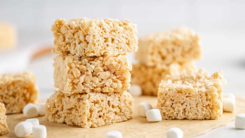 Classic Rice Krispie Treats - The Stay At Home Chef