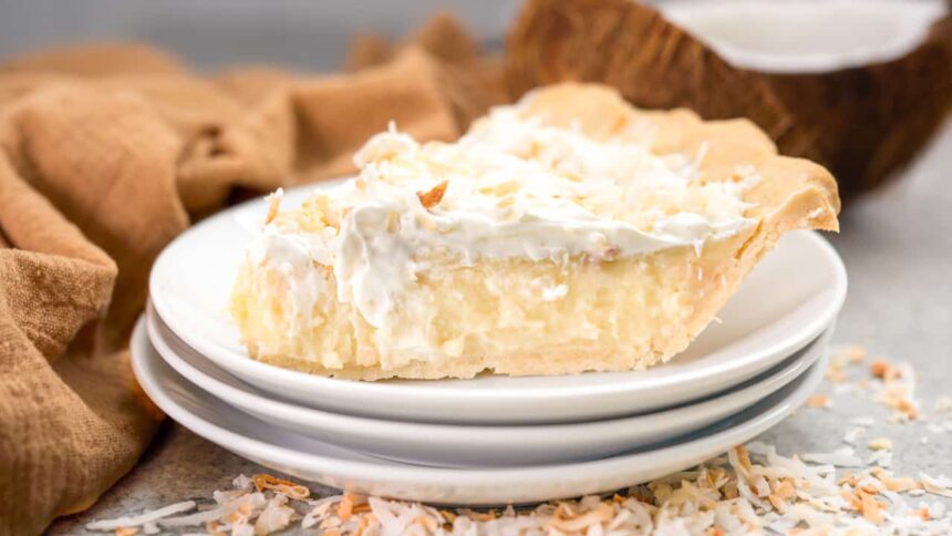 Classic Coconut Cream Pie - The Stay At Home Chef