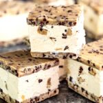 Chocolate Chip Cookie Dough Ice Cream Sandwiches