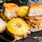 Slow Cooker Creamy BBQ Chicken Sliders