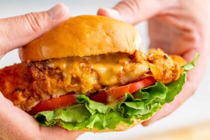 Crispy Chicken Sandwich - The Stay At Home Chef