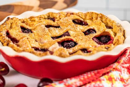 Homemade Cherry Pie - The Stay At Home Chef