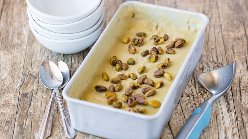 How to Make Pistachio Gelato By Hand (No Ice Cream Maker Required!)