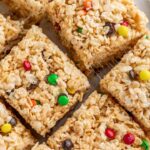 M&M Rice Krispie Treats - The Stay At Home Chef