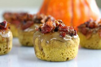 maple bacon pumpkin donuts