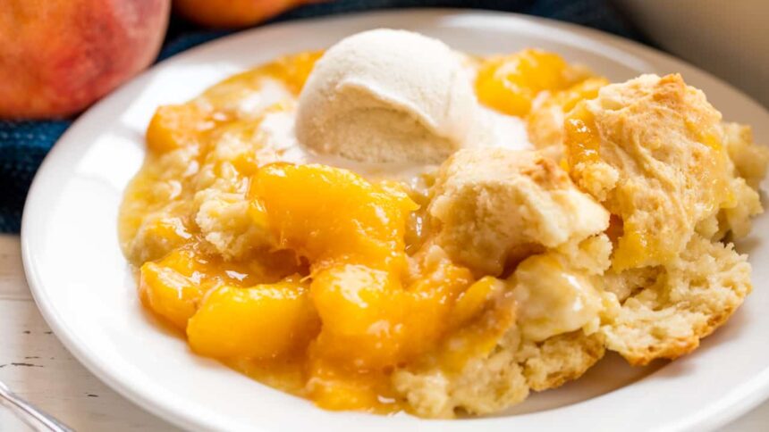 Old Fashioned Peach Cobbler