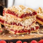 Raspberry Streusel Dessert Bars - The Stay At Home Chef