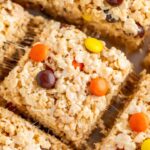 Reese's Pieces Rice Krispie Treats