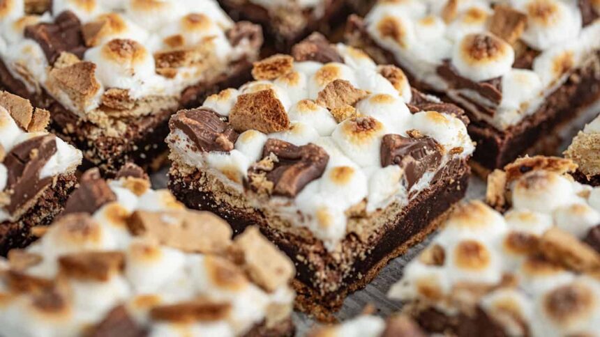 Decadent S'mores Brownies