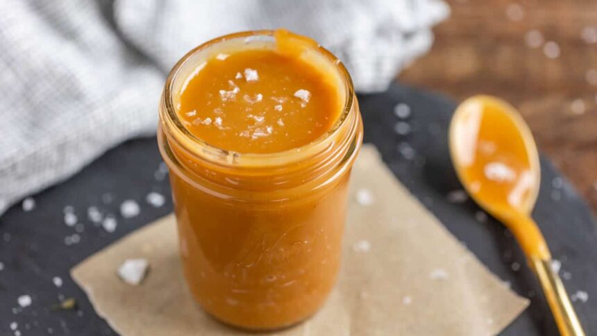 Sea Salt Caramel Sauce - The Stay At Home Chef