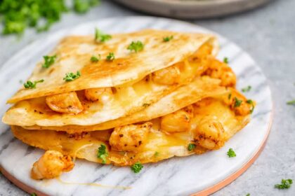 Shrimp Quesadillas - The Stay At Home Chef