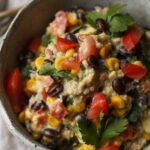 Southwest quinoa salad served in a bowl