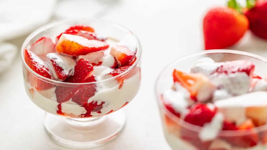 Strawberries and Cream - The Stay At Home Chef