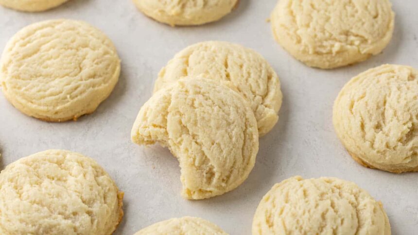 Perfectly Soft Drop Sugar Cookies