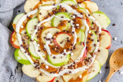 The Best Apple Nachos - The Stay At Home Chef