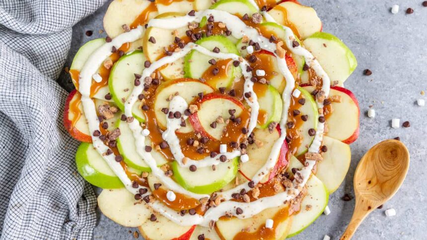 The Best Apple Nachos - The Stay At Home Chef