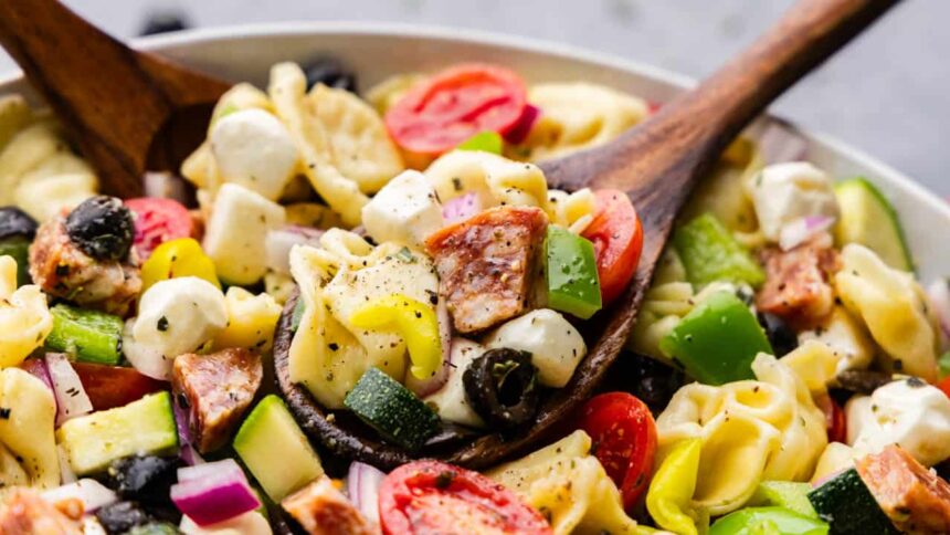 Tortellini Pasta Salad - The Stay At Home Chef