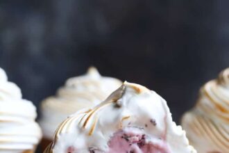 Baked Alaska Cupcakes