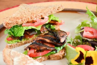 Portobello Mushroom BLT Sandwich [Vegan, Gluten-Free] – One Green Planet