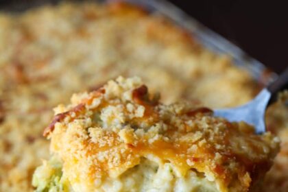 Cheesy Broccoli Rice Casserole Recipe