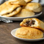 Philly Cheesesteak Stuffed Biscuits | Cookies and Cups