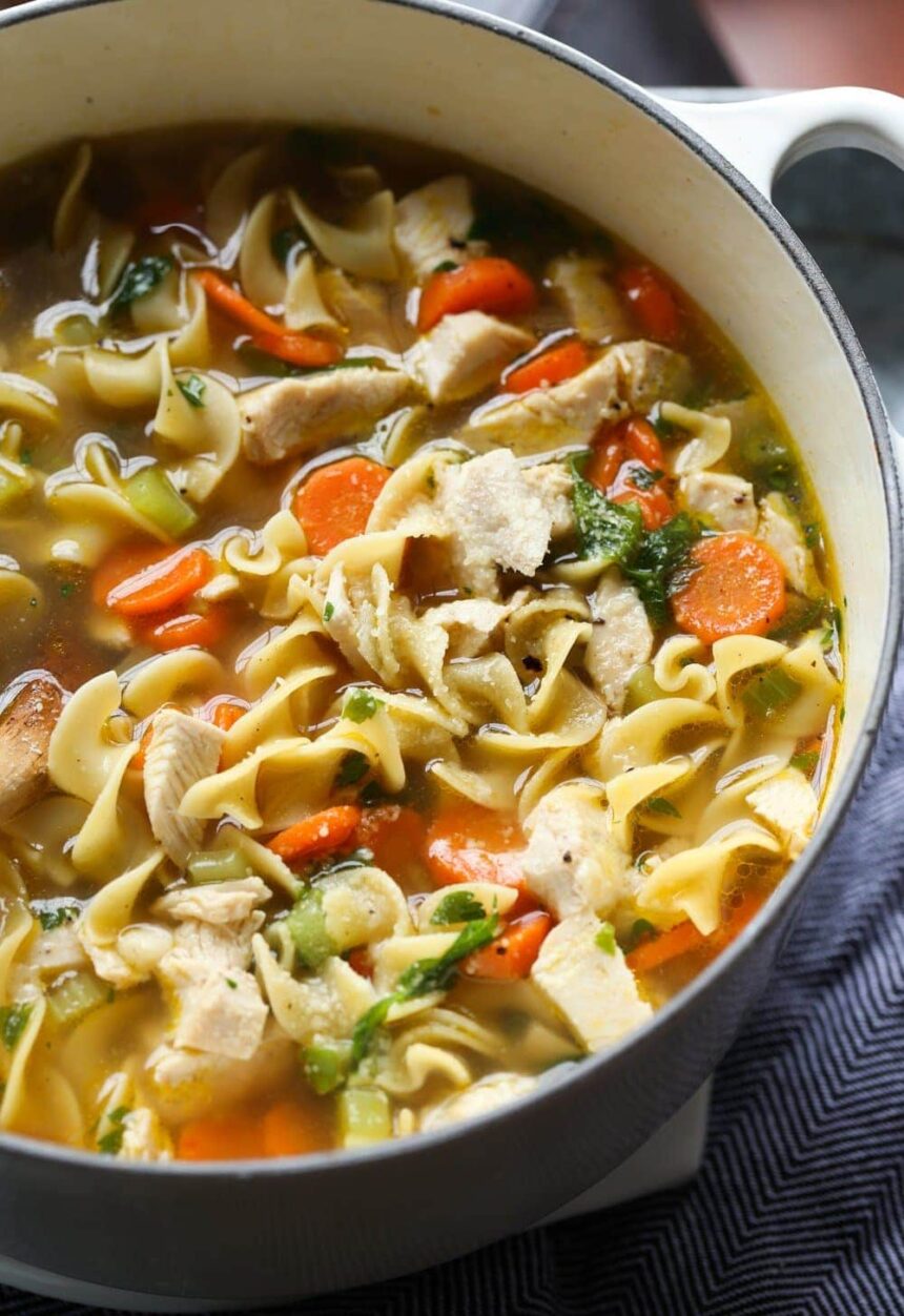 The Very Best Homemade Chicken Noodle Soup