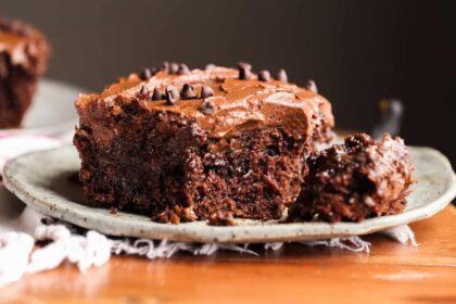 Crazy Moist Chocolate Poke Cake