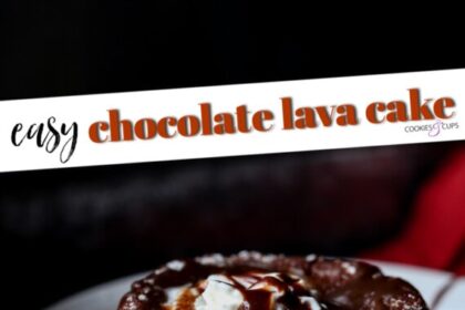 Chocolate Lava Cake Pinterest Image