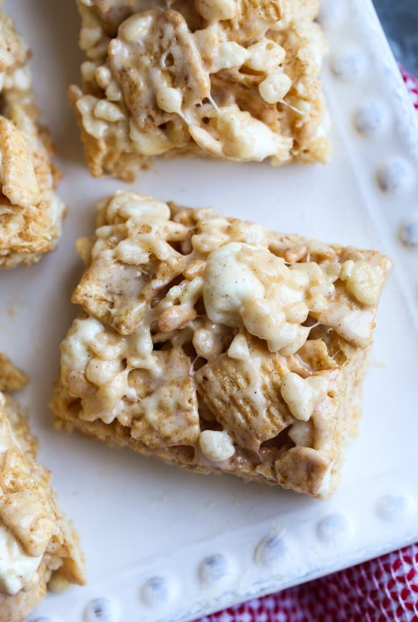 Cinnamon Toast Crunch Rice Krispie Treats