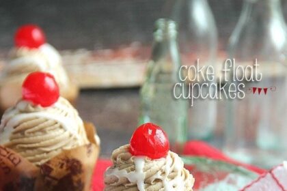 Coke Float Cupcakes