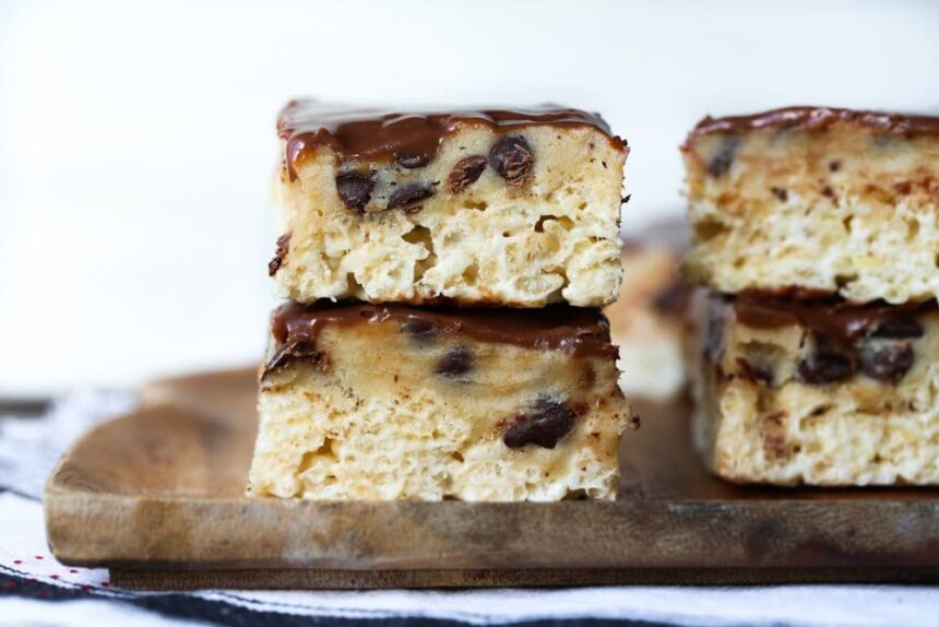 Cookie Dough Krispie Treats Recipe