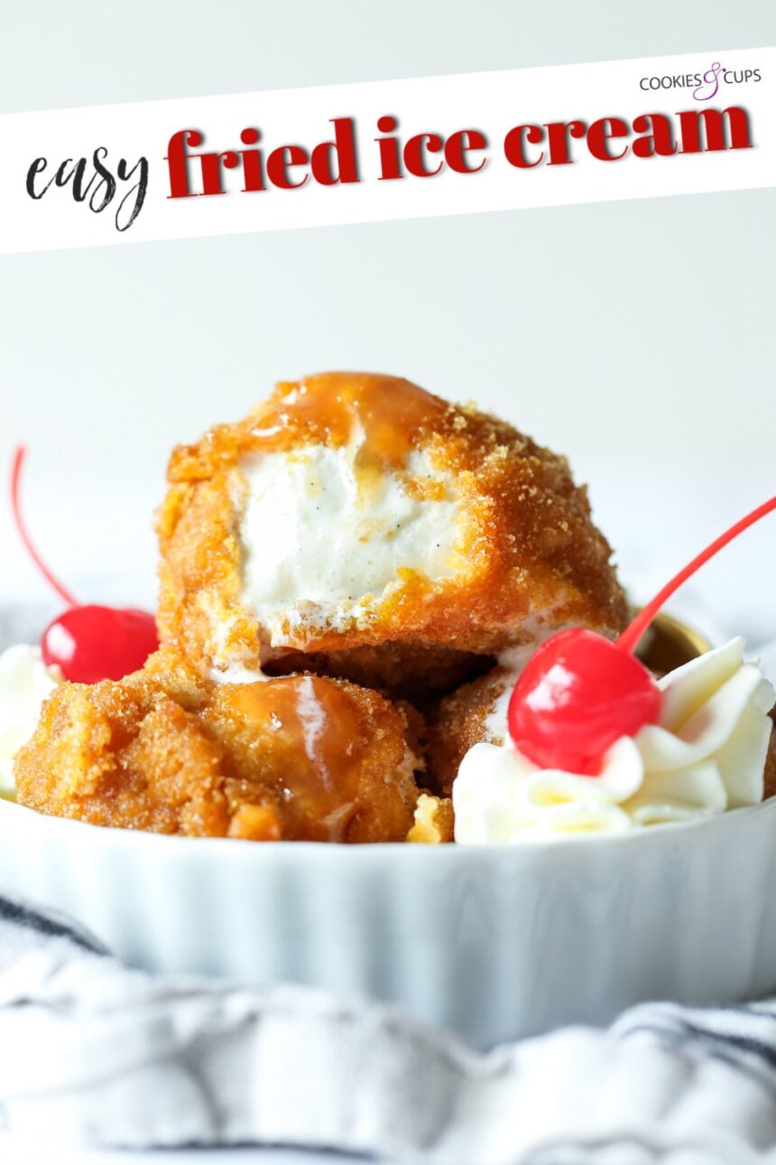 Fried Ice Cream Pinterest Image