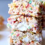 Image of Fruity Pebble Krispie Treats, Stacked