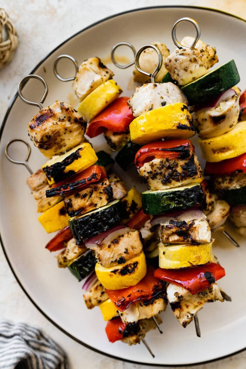 Grilled Chicken Kabobs