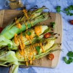 Grilled Street Corn With Aji Amarillo Queso [Vegan] – One Green Planet