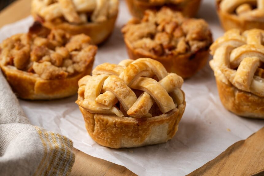 Mini Apple Pies | Cookies and Cups