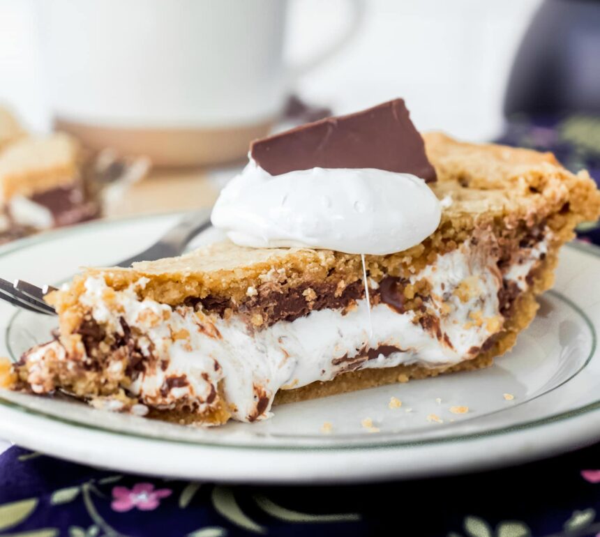 S'mores Pie - A Crazy Delicious Pie Recipe