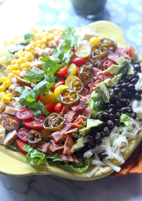 Southwestern Cobb Salad Recipe | Easy Homemade Dinner Salad