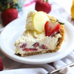 No Bake Strawberry Lemon Icebox Pie