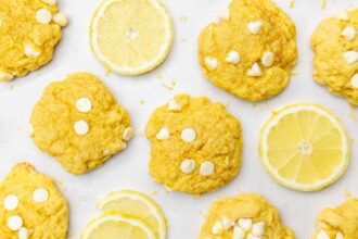 Lemon White Chocolate Chip Cookies