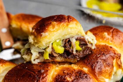 Mississippi Pot Roast Sliders - The Stay At Home Chef