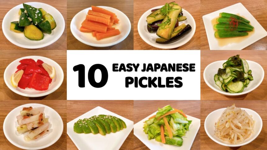 10 Easy Japanese Pickles (Tsukemono) Recipes for Beginners | Vegan | Authentic Japanese Food