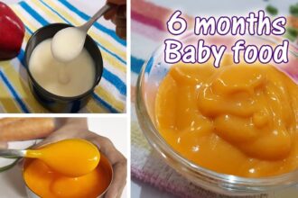 3 Baby food Recipes for 6 months above babies