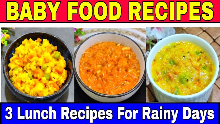 Baby Food Recipes For 1-4 Years | Lunch/Dinner For Babies | Healthy Food Bites