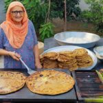 KING of BIG SIZE PARATHA | Big Aloo Paratha | Indian Street Food | Veg Village Food